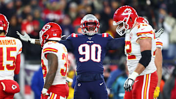 Imagen del partido entre los Kansas City Chiefs y New England Patriots.