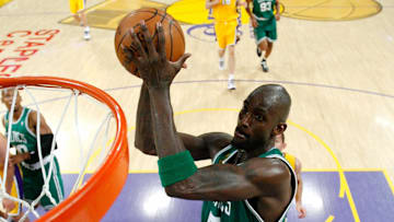 Kevin Garnett en sus tiempos con los Celtics
