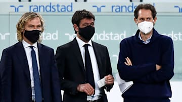 Pavel Nedved, Andrea Agnelli, John Elkann