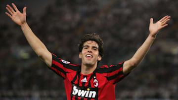 Kakà con la maglia del Milan