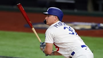 Pederson jugó sus primeras 7 temporadas en la MLB con los Dodgers