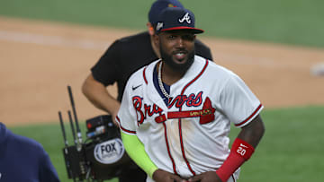 Ozuna tiene tres cuadrangulares con los Bravos en la postemporada de 2020 hasta los juegos de este viernes