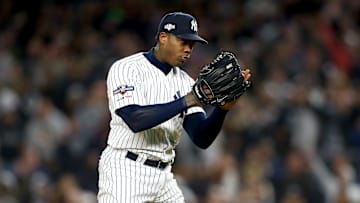 Aroldis Chapman's spring training debut was pushed back until later this week.
