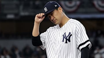 Yankees SP Masahiro Tanaka against the Astros in the 2019 ALCS