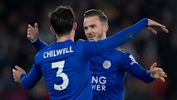 Leicester will be without key duo Ben Chilwell and James Maddison for their remaining two fixtures