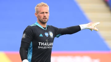 Schmeichel face à Manchester United en Premier League 