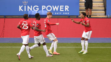 Jesse Lingard scored United's second in a vital 2-0 win over Leicester