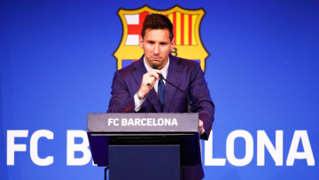 Lionel Messi says goodbye to Barcelona