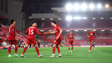 Liverpool lifted the Premier League trophy after beating Chelsea at Anfield last season