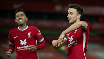 Roberto Firmino dan Diogo Jota