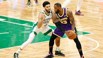 Los Lakers estuvieron cerca de perder el juego ante los Celtics en la última jugada
