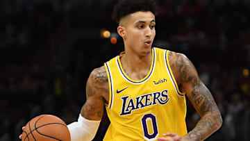 Los Angeles Lakers' forward Kyle Kuzma. 