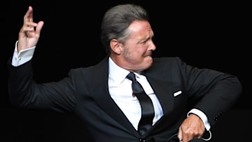 Luis Miguel en un concierto en Las Vegas 