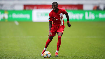 Aaron Opoku noch im Trikot von Hansa Rostock