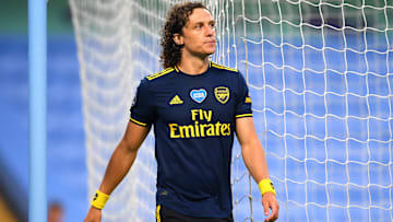 David Luiz après avoir reçu son carton rouge face à Manchester City