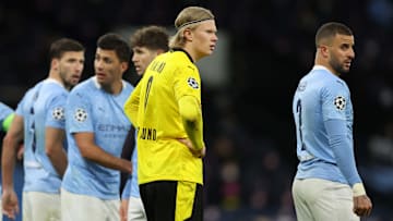 Manchester City v Borussia Dortmund  - UEFA Champions League Quarter Final: Leg One