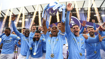 Manchester City captain Fernandinho lifted the Premier League trophy in May