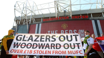Manchester United Supporters Protest Against The Glazer Ownership