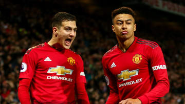 Jesse Lingard et Diogo Dalot Manchester United. 