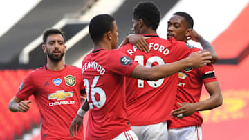 Marcus Rashford is feeling good about Manchester United