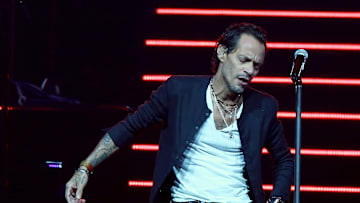 Marc Anthony durante un concierto en Puerto Rico