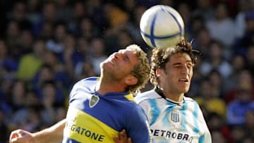 Martin Palermo (I), jugador de Boca Juniors