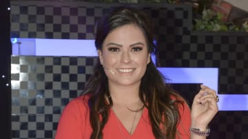 La famosa sufrió una fuerte caída en un programa en vivo