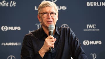 Arsène Wenger lors de la présentation de son livre à Berlin.