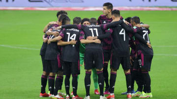 Los jugadores de México.