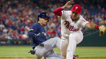 Milwaukee Brewers v Philadelphia Phillies
