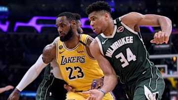 Giannis y LeBron han sido las máximas estrellas durante la temporada actual