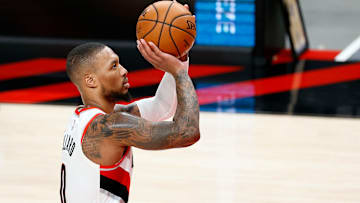 Lillard está entre los líderes en puntos anotados por partido en la temporada 2020-21 de la NBA