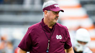Mississippi State head coach Joe Moorhead