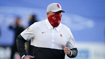 USC football head coach Clay Helton.