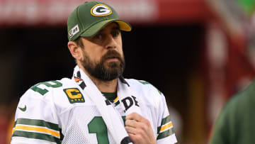 Green Bay Packers quarterback Aaron Rodgers during the NFC Championship Game