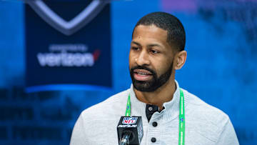 Cleveland Browns general manager Andrew Berry at the 2020 NFL Scouting Combine
