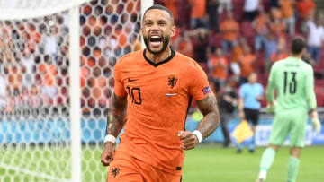 Memphis Depay marcó en el Netherlands v Austria - UEFA Euro 2020: Group C