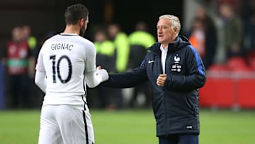 André-Pierre Gignac n'a pas oublié Didier Deschamps et l'équipe de France. André-Pierre Gignac n'a pas oublié Didier Deschamps et l'équipe de France.