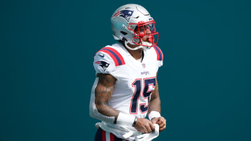Harry fue uno de los wide receivers suplentes de los Patriots en la temporada 2020-21