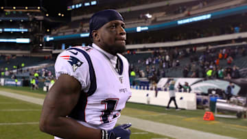 El receptor jugó ocho partidos en su primera campaña con los Patriots en la NFL