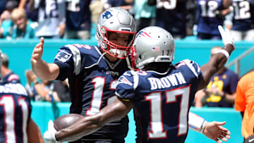 Brown y Brady jugaron juntos en los New England Patriots durante la temporada 2019 de la NFL