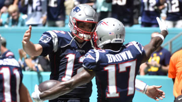 Tom Bray and Antonio Brown, New England Patriots vMiami Dolphins