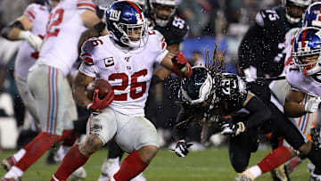 The New York Giants lost another close game and Saquon Barkley was not happy about it. 