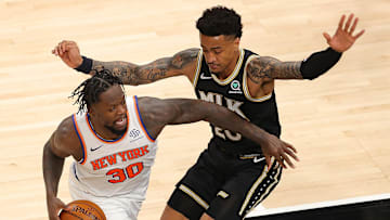 Julius Randle promedia 16.4 puntos en estos playoffs con los Knicks
