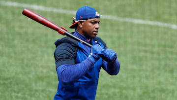 Yoenis Céspedes se mostró ante equipos de la MLB 
