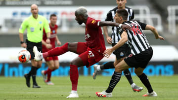 Divock Origi led the line against Newcastle