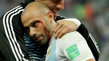 Se retiró Mascherano