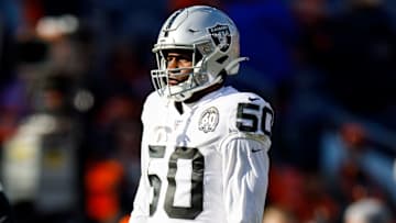 Las Vegas Raiders linebacker Nicholas Morrow