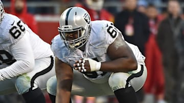 Las Vegas Raiders center Rodney Hudson