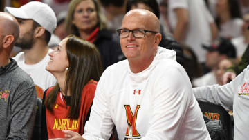 Scott Van Pelt attends Maryland basketball game